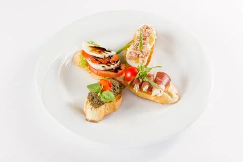 Toast with pate 스톡 사진