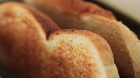 Toast popping up Stock Footage