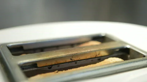 Toast pops up. With curved tracking move 库存影片 351514