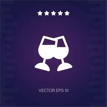 Toast vector icon Stock Illustration