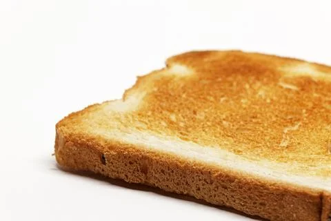 A toast on a white background Foto stock