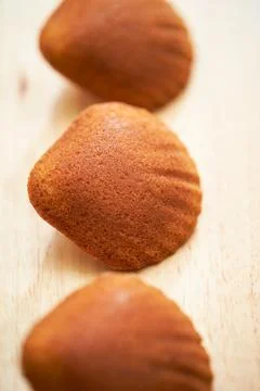 Toasted bread on a cutting board Stock Photos