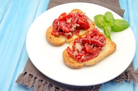 Toasted bread Foto stock