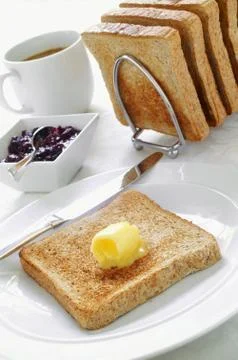 Toasted bread Stock Photos