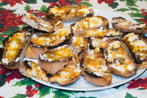 Toasted bread 스톡 사진