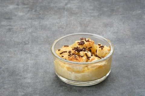 Toasted Bread Pudding Stock Photos