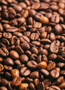 Toasted Coffee bean texture. High Quality photo. Stock Photos