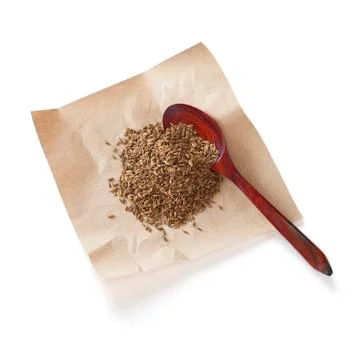 Toasted cumin seeds Stock Photos