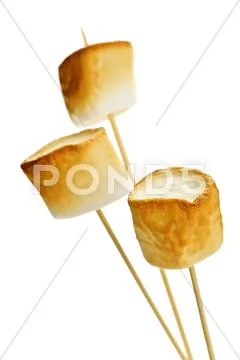 Toasted marshmallows Stock Photos