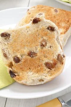 Toasted teacakes Stock Photos