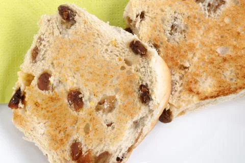 Toasted teacakes Stock Photos