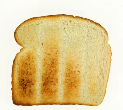 Toasted white bread Foto stock