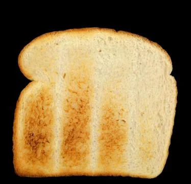 Toasted white bread Stock Photos