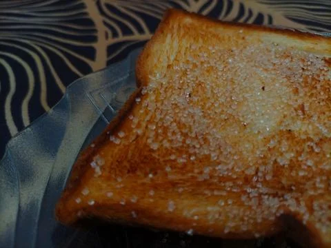 Toasted white bread 스톡 사진