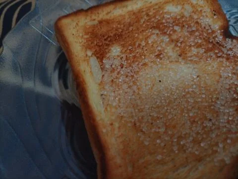 Toasted white bread 스톡 사진