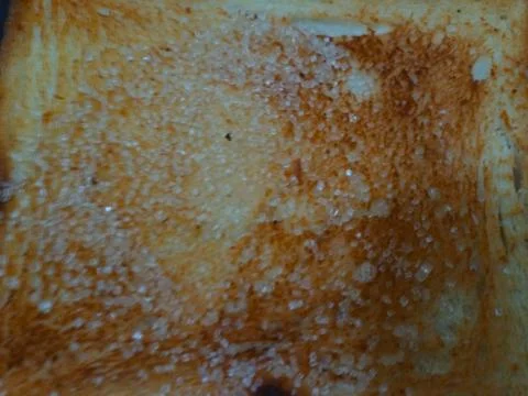 Toasted white bread Stock Photos