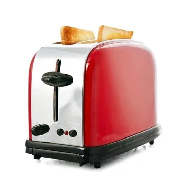 Toaster with bread Stock Photos