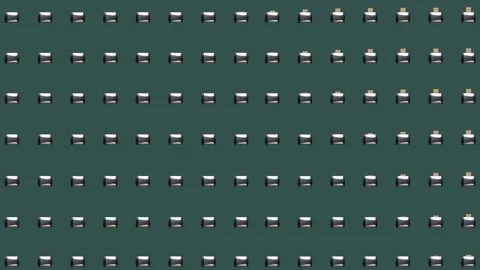 Toaster flat lay loading and ejecting toasted bread. 動画素材 153409960