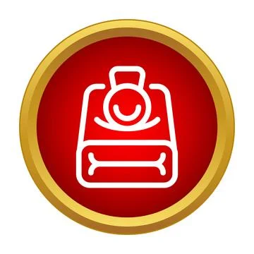 Toaster icon with bread for kitchen appliance concept Stock Illustration