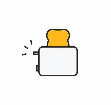 Toaster icon Stock Illustration