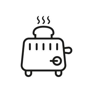 Toaster icon vector design templates simple and modern Stock Illustration