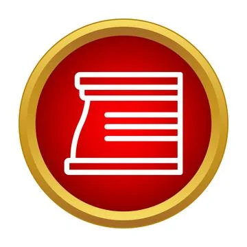 Toaster oven icon with heating elements graphic 库存插图