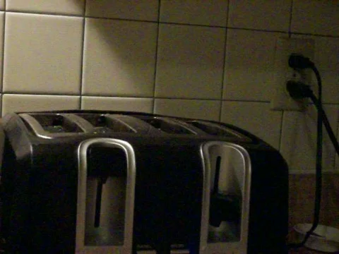 Toaster Popping Up Video stock 661189