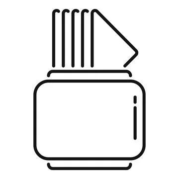 Toaster preparing delicious toasts for breakfast line icon Stock Illustration