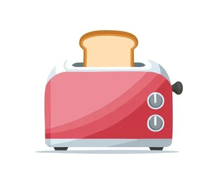 A Toaster simple illustration Stock Illustration