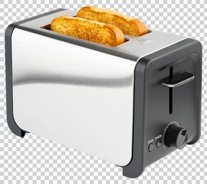 Toaster. Toaster for 2 slice bread, bagel, bun, toast. Stock Photos