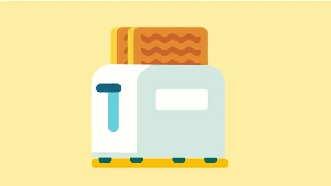 Toaster in Use Stock Footage 335626719
