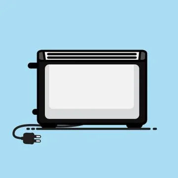 Toaster  vector cartoon design. Stock Illustration