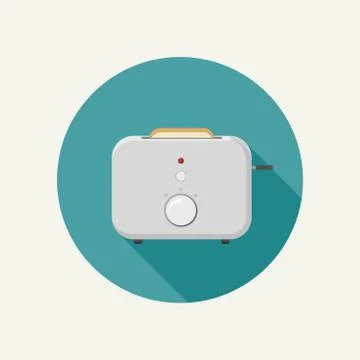 Toaster vector icon Stock Illustration