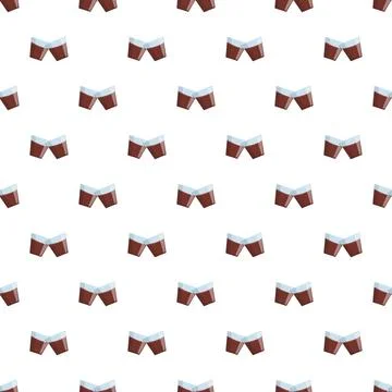 Toasting beer glasses seamless pattern design background Stock Illustration