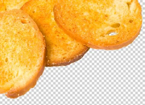 Toasts isolated Foto stock