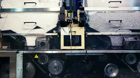 Tobacco drying process, cigarette manufacturing Stock Footage 74287544