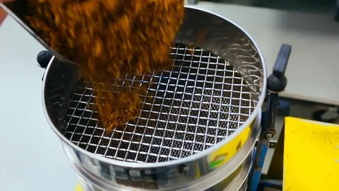 Tobacco drying process, cigarette manufacturing Stock Footage 74287893