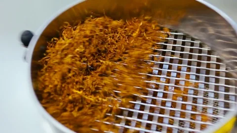 Tobacco drying process, cigarette manufacturing Stock Footage 74288022