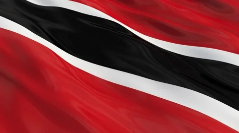 Tobago flag waving. Seamless 스톡 동영상 48687271