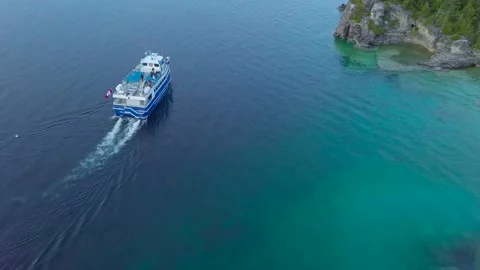 Tobermory  drone 库存影片 147207031