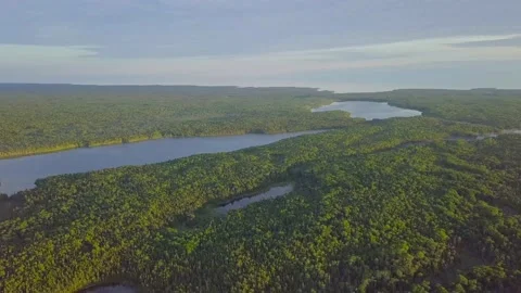 Tobermory  drone Stock Footage 147207083