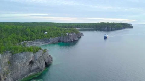 Tobermory  drone 库存影片 147207128