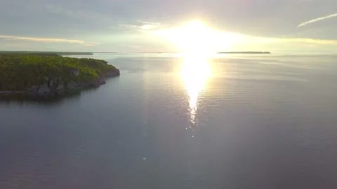 Tobermory  drone 库存影片 147207635