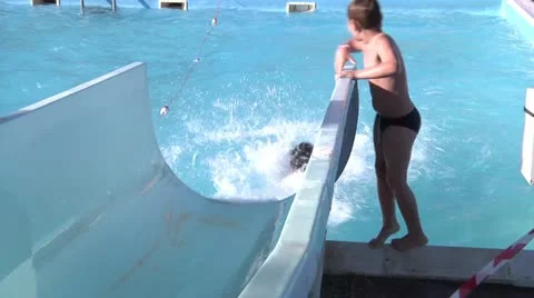 Toboggan. Stock Footage 11519374