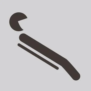 Toboggan icon Stock Illustration