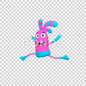 Toby jump fly Stock Illustration