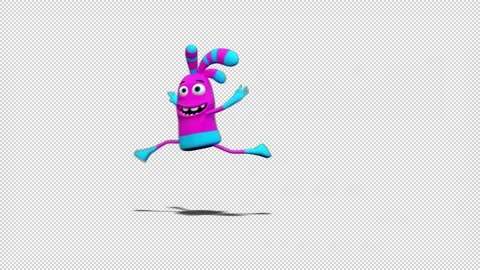 Toby Runs and Jumps 库存影片 163334862