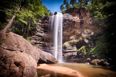 Toccoa Falls, Toccoa Falls College, Georgia Stock Photos
