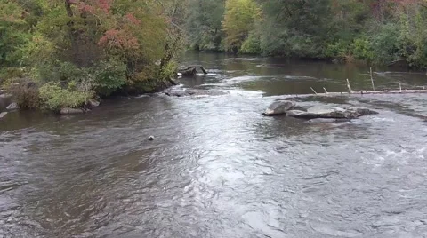 Toccoa river Video stock 48142941