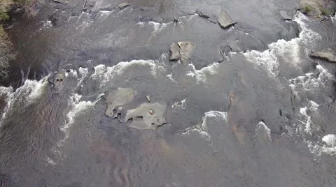 Toccoa river Video stock 48143020